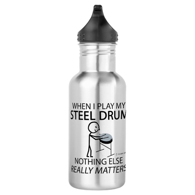 Garrafa Tambor De Aço Nada Mais Importa (Direita)