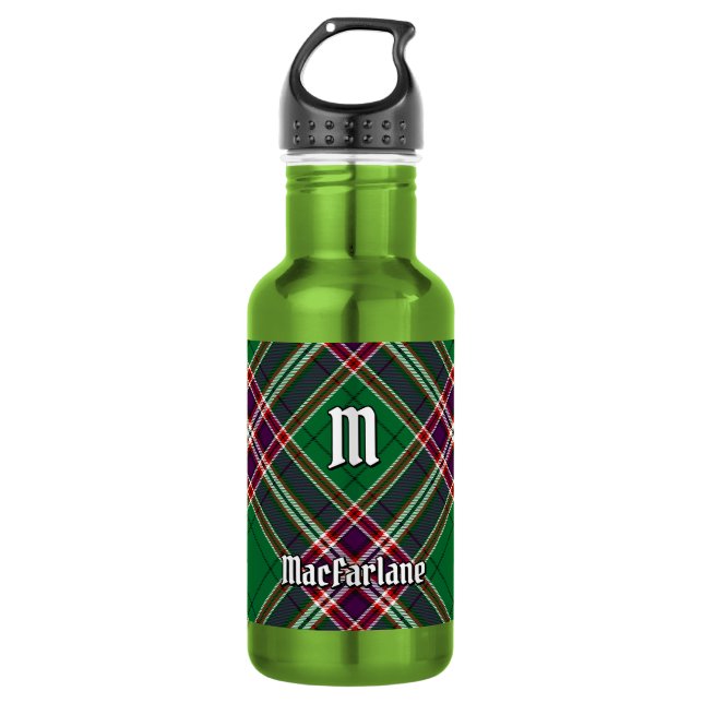 Garrafa Tartan de Caça Moderno do Clã MacFarlane (Frente)