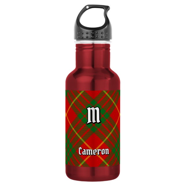 Garrafa Tartan do Clã Cameron (Frente)