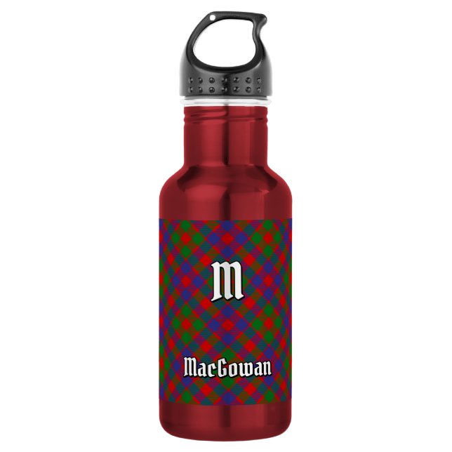 Garrafa Tartan do Clã MacGowan (Frente)