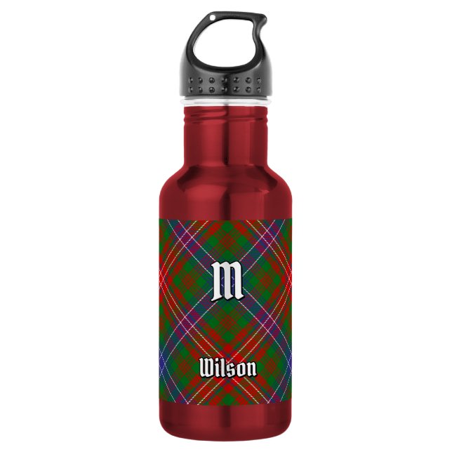 Garrafa Tartan Moderno do Clã Wilson (Frente)