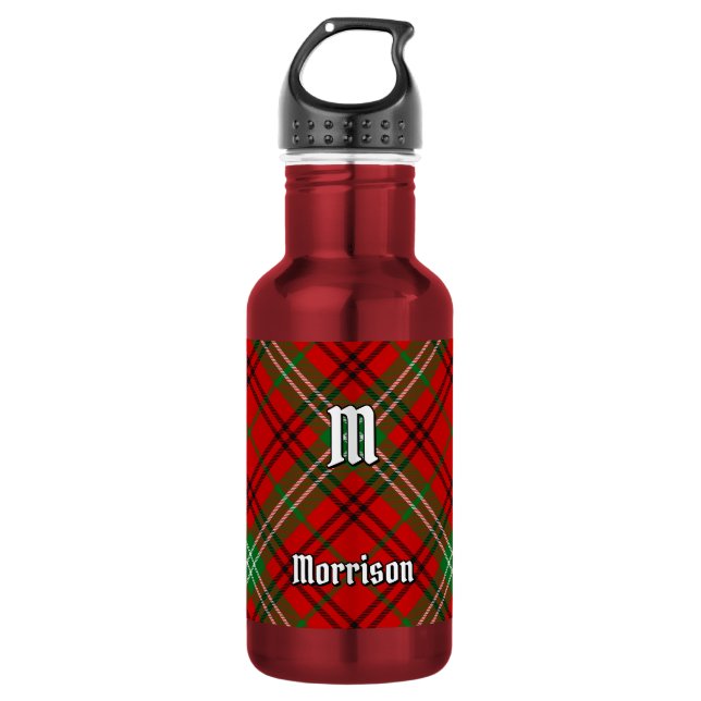 Garrafa Tartan Vermelho Clan Morrison (Frente)