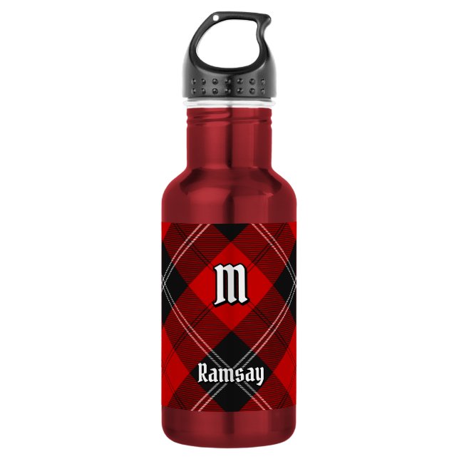 Garrafa Tartan Vermelho Clan Ramsay (Frente)