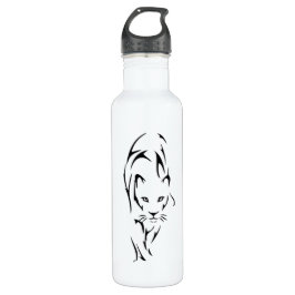 Garrafa Tatuagem Lioness silhouette