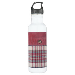 Garrafa Tecido xadrez