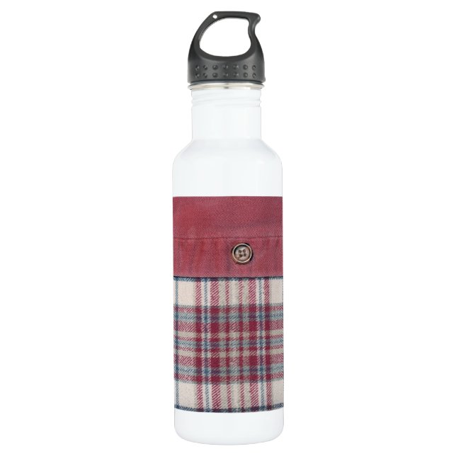 Garrafa Tecido xadrez (Frente)