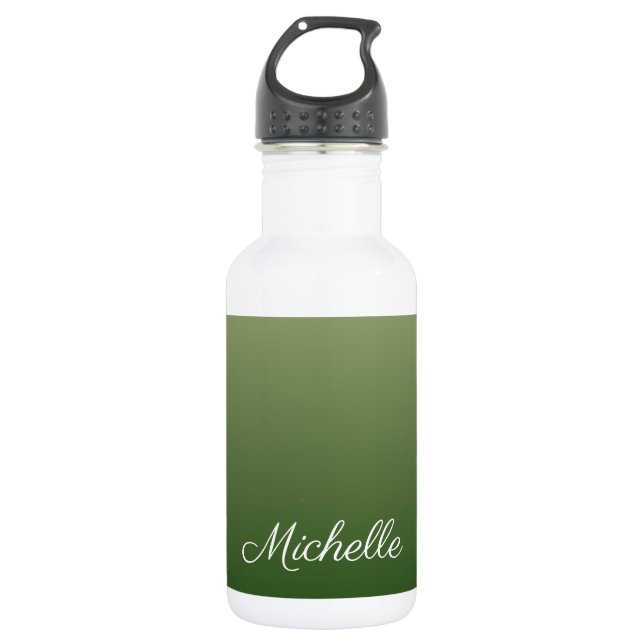 Garrafa Tecla verde personalizada (Frente)