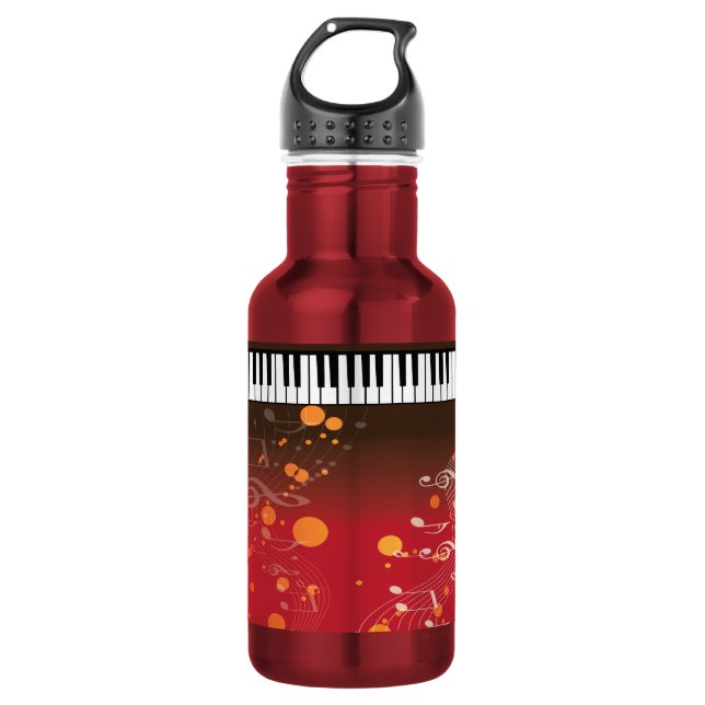 Garrafa teclas de piano (Frente)