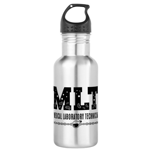 Garrafa Tecnologia MLT Medical Laboratory Science Lab Tech (Frente)