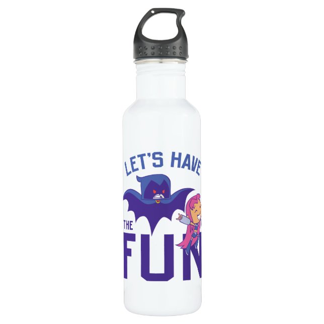 Garrafa Teen Titans Go! | Starfire & Raven "Have The Fun" (Frente)