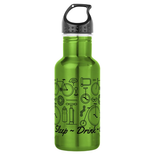 Garrafa Tema de Ciclismo Personalizado Presente para Cicli (Frente)