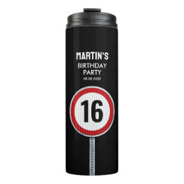 Garrafa Térmica 16th Birthday Speed Limit