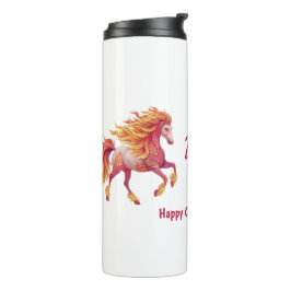 Garrafa Térmica 2026 Fiery Horse – Happy Chinese New Year
