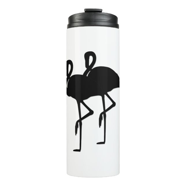 Garrafa Térmica 2 Flamingos (Frente)
