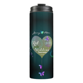 Garrafa Térmica 2 Fotografias 3º Aniversário de Casamento Jade Gla