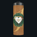 Garrafa Térmica 3ª Casamento de Couro<br><div class="desc">À procura da direita, Tumbler do 3º aniversário honrando seu amor?! Eu os desenhei com "ousadia" em mente e a imagem tradicional de jade e couro junto com seu texto de medalhão e meus corações de rico fazem um design real e adequado para seu dia especial!</div>