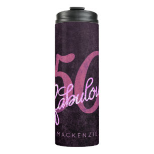 Garrafa Térmica 50º Púrpura rosa   50 e Fabuloso Partido Persona