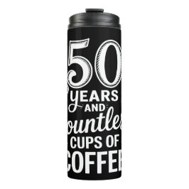 Garrafa Térmica 50 Years and Countless Cups of Coffee