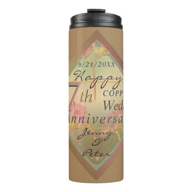 Garrafa Térmica 7th Wedding Anniversary Gift Bag (Frente)