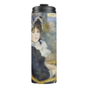 Garrafa Térmica À Beira-Mar, Retrato de Pintura a Óleo, Renoir