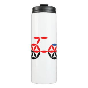 Garrafa Térmica A Bicicleta Da Vida - Formas Sagradas.