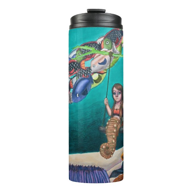 Garrafa Térmica A Bliss do Oceano é Tumbler (Frente)