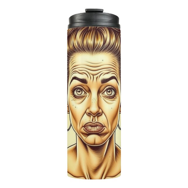 Garrafa Térmica A cafeína é boa, a cerveja é melhor (Frente)