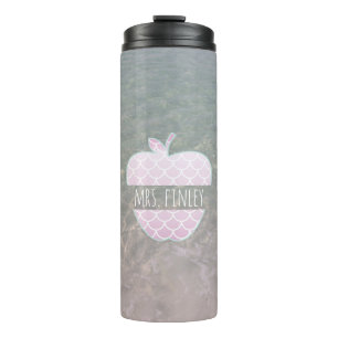 Garrafa Térmica A sereia escala o professor personalizado oceano