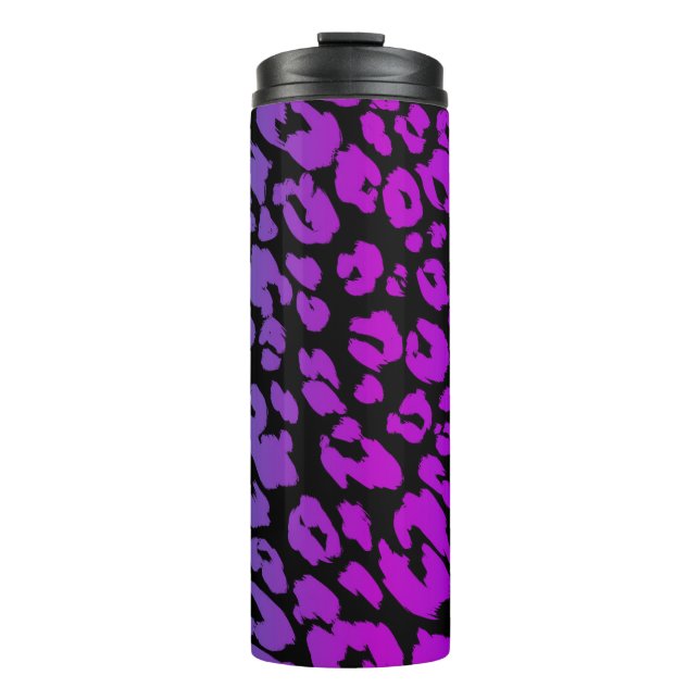 Garrafa Térmica A Série Leopardo Multicolorida Design 1 (Frente)