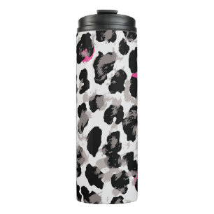 Garrafa Térmica A textura animal, do leopardo, abstrato, áfrica,