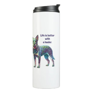 Garrafa Térmica A vida é melhor com um Heeler