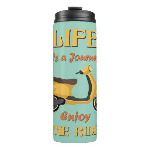 Garrafa Térmica A vida é um trombador térmico de viagem