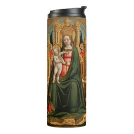 Garrafa Térmica “A Virgem e o Menino” arte tumbler
