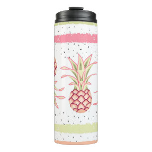 Garrafa Térmica Abacaxi Tropical Verão Impressão