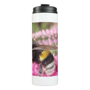 Garrafa Térmica Abeja em Flores Rosas