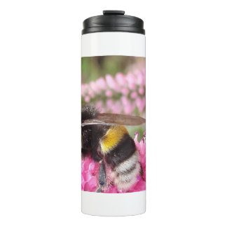 Garrafa Térmica Abeja em Flores Rosas 