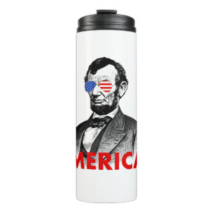 Garrafa Térmica abraham lincoln mica
