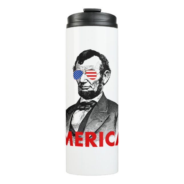 Garrafa Térmica abraham lincoln mica (Frente)