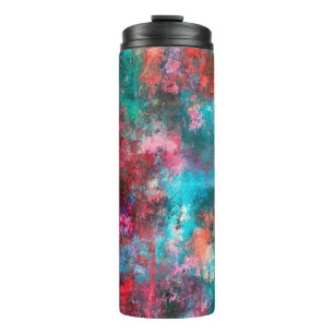 Garrafa Térmica Abstract painting. Brushstrokes, spots of paint. M