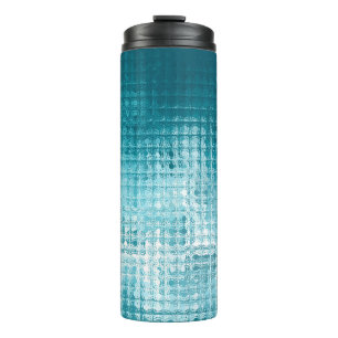 Garrafa Térmica Abstrato belo fundo elegante azul