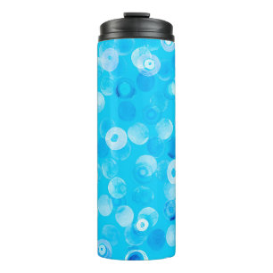 Garrafa Térmica Abstrato bolinhas padrão perfeito