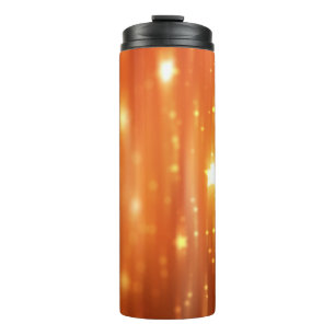 Garrafa Térmica abstrato brilhante fundo laranja abstrato,arte,fun