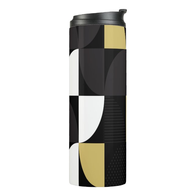 Garrafa Térmica Abstrato colorido (Giro à esquerda)