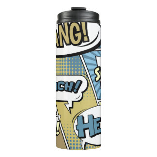 Garrafa Térmica Abstrato criativo conceito de banda desenhada esti