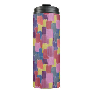 Garrafa Térmica Abstrato d watercolor: plano de fundo de abertura 