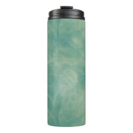 Garrafa Térmica abstrato de mármore verde
