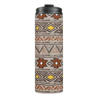 Garrafa Térmica Abstrato étnica: padrão desenhado à mão