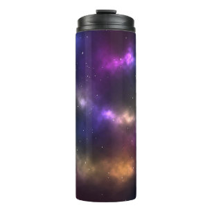 Garrafa Térmica Abstrato Galaxy Constellations Digital Art: V