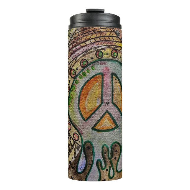 Garrafa Térmica Abstrato Inner Peace Tumbler (Frente)
