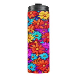 Garrafa Térmica Abstrato Inverso Colorido nº 71 -